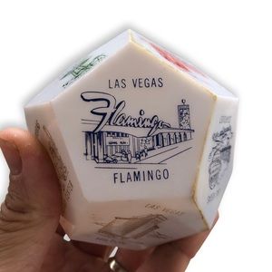 Rare Vintage Las Vegas Attractions Die Souvenir Pentagon Shaped